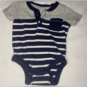 Gap striped Onsie Size 0-3M